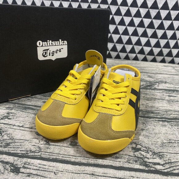 Onitsuka Tiger by Asics Yellow and Black Sneakers - Picture 2 of 5